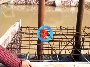 浙江麗水網(wǎng)紅橋施工現(xiàn)場 浙江麗水網(wǎng)紅橋施工現(xiàn)場